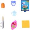Barbie Skipper Doll & Playset with Accessories, Babysitting Set Themed to Mealtime, Color-Change Toy Play view 3