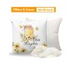 Custom Baby Crib Bedding Set - Comfortable 5 Piece Crib Set Cartoon Animals Design - Personalized Name Blanket, Crib Sheet, Changing Pad Cover, Pillowcase, Wall Art, Nursery Decor for Newborns Style J view 4