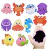 SUPINEEDO Fridge Magnet for Toddlers, Rubber Cute Animal Magnets for Baby,Refrigerator Magnets for Toddlers Educational Learning Toy Gift Whiteboard view 1