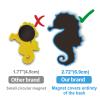 SUPINEEDO Fridge Magnet for Toddlers, Rubber Cute Animal Magnets for Baby,Refrigerator Magnets for Toddlers Educational Learning Toy Gift Whiteboard view 2
