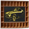 Baby Boy Gift Toy Car Parking Christmas Toddler Gift Advent Calendar LED Light Wooden Decoration view 1