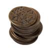 Artisan Owl Double-Sided Solid Brass Old West Replica Tokens - Antique Finish Collectible Cat House Brothel Tokens (Set of 20) view 1