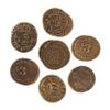 Artisan Owl Double-Sided Solid Brass Old West Replica Tokens - Antique Finish Collectible Cat House Brothel Tokens (Set of 20) view 2