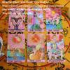 Jayiaine Tarot Cards Deck, with Guidebook Divination Discoloration Water Proof Cards, Fortune Telling Game Set for Family Reunion Beginners Expert Readers for Christmas Birthday, Pink view 2