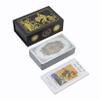 Jayiaine Tarot Cards Deck, New Water Proof with Guidebook Divination Oracle Card Gold Foil 80 Tarot Cards, Fortune Telling Game Set for Family Reunion Beginners Expert Readers,Black view 1