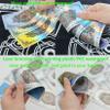 Jayiaine Tarot Cards Deck, New Water Proof with Guidebook Divination Oracle Card Gold Foil 80 Tarot Cards, Fortune Telling Game Set for Family Reunion Beginners Expert Readers,Black view 2