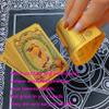 Jayiaine Tarot Deck, with 80 Waterproof Cards of Guide Divination Oracle Bone Inscriptions, Destiny Game Suit is A Christmas Birthday Gift for Beginner Experts and Readers,Pink view 4