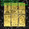 Jayiaine Tarot Cards Deck, Water Proof with Guidebook Divination Cards, 80 Fortune Telling Game Set for Family Reunion Beginners Expert Readers for Christmas Birthday, Gold view 2