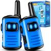 Kids Walkie Talkies Toys for Boys: comedyfun Mini Robots Walkies Talkies 2 Pack Easter Birthday Gifts for 3 4 5 6 7 8 Year Old Boys Toys Age 4 5 6 7 8 Basket Stuffers Camping Outdoor Games view 1