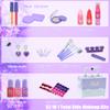 Kids Makeup Sets for Girls - 52 PCS Safe and Washable Makeup for Kids, Real Toddler Makeup Kit with Cosmetic Case, Girls Toys Age 4-12, Princess Toys Birthday Gift(Light Purple) view 2