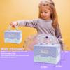 Kids Makeup Sets for Girls - 52 PCS Safe and Washable Makeup for Kids, Real Toddler Makeup Kit with Cosmetic Case, Girls Toys Age 4-12, Princess Toys Birthday Gift(Light Purple) view 4
