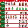 HIKUIBU 15PCS Christmas Wind Up Toys for Kids, Christmas Party Favors Clockwork Toys, Christmas Goodie Bags Stuffers with Walking Snowman Christmas Tree for Xmas Stocking Stuffers Toys view 3