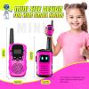 Kids Walkie Talkies Toys for Girls: comedyfun Mini Robots Walkies Talkies Pink 2 Pack Easter Birthday Gifts for 3 4 5 6 7 8 Year Old Girls Toys Age 4 5 6 7 8 Basket Stuffers Camping Outdoor view 3