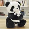 12 Inch Parent-Child Panda Plush Toys Mum and Baby Panda Stuffed Toys view 2