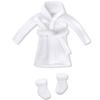 E-TING Santa Clothing Bathrobe Christmas Accessories for elf Doll (White Bathrobe with Sleeping Bag) view 4