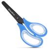 Asdirne Kids Scissors - Safety Children Scissors with Blunt Tip Stainless Steel Blades and Soft Grip, Great for Home and School, Blue, 13.5cm view 1