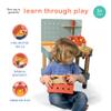 Mentari Toys - Chippy's Handy Tool Kit - Wooden Toy Toolbox with Saw, Hammer, Wrench, Screwdriver, Chalkboard, Bolts & Planks - Encourages Fine Motor Skills, Creativity & Imaginative Play - Age 3+ view 4