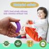 Chew Necklaces for Sensory Kids, 5PCS Building Block Silicone Chewy Necklace for Boys and Girls with Autism Biting Chewing, BPA Free Teether Toys for Baby Toddler and Infant Teething view 3