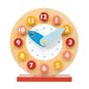 Mentari Toys - Teaching Clock - Wooden Toy for Learning The Time - Moving Hour and Minute Hands - Develop Time and Early Math Skills - Educational Toy for Toddlers and Preschoolers - Age 3+ view 1