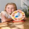 Mentari Toys - Teaching Clock - Wooden Toy for Learning The Time - Moving Hour and Minute Hands - Develop Time and Early Math Skills - Educational Toy for Toddlers and Preschoolers - Age 3+ view 2