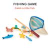 Mentari Toys - Fishing Game - 9pc Magnetic Wooden Fishing Game for Toddlers and Preschoolers - Magnetic Wood Rod, Sea Creatures and Fabric Bag - Boost Fine Motor Skills, Hand-Eye Coordination - Age 3+ view 3