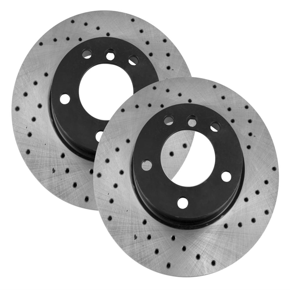 Sport Drilling Brake Discs compatible with CITROEN C5 II RC_ 2004 2005-0544GTR - Front - ventilated - Number of Holes 4 - Diameter 266x22