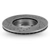 Sport Drilling Brake Discs compatible with CITROEN C5 II RC_ 2004 2005-0544GTR - Front - ventilated - Number of Holes 4 - Diameter 266x22 view 2