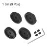 HARFINGTON Mod 1 M1 Pinion Motor Gear Set 4pcs 27T 28T 29T 30T Fit 5mm RC Motor Shaft M1 Pitch Gears for RC Car, with Hex Key view 4