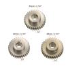 HARFINGTON 48P 7075 Aluminum Pinion Motor Gear Set 3pcs 32T 33T 34T Fit 5mm RC Motor Shaft 48 Pitch Gears for RC Car, with Hex Key view 2