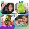Equsion 6 Pcs Liquid Keychains Motion Bubbler Sensory Toys Liquid Timers End of Year Student Gifts (Bright Color) view 4