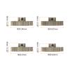HARFINGTON 48P Hardened Pinion Motor Gear Set 4pcs 44T 45T 46T 47T Fit 1/8 inch RC Motor Shaft 48 Pitch 7075 Aluminum Gears for RC Car, with Hex Key view 3