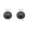 HARFINGTON Mod 1 M1 Pinion Motor Gear Set 2pcs 21T 22T Fit 5mm RC Motor Shaft M1 Pitch Gears for RC Car, with Hex Key view 2