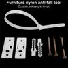 10 Pcs/set Furniture Anti Tip Wall Mounted Strap Home Baby Proofing Cabinet Wardrobe Anti Tip Kit view 4