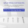 175Pc Split PINS Cotter Fixings Set Assorted Sizes Zinc Plated Steel Hard Case view 3