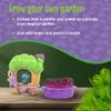 My Fairy Garden Nettles Nook Mini Terrarium- Tiny Garden with Shadow Fairy & Cat Doll - Grow Your Own Mini Garden Kit - Educational Playset with Soil, Seeds & Fairy Field Guide for Kids Aged 4 and Up view 3
