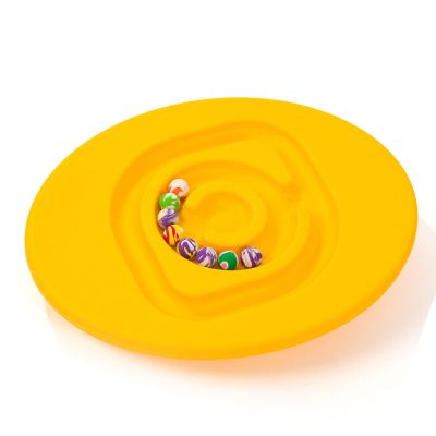 Children Snail Balance Board, Children Maze Balance Board Enhance for Indoor Play (Yellow)