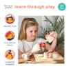 Mentari Toys - Tea Time Tray Set - 14pc Wooden Pretend Play Tea Set with Teapot, Cups, Saucers & Biscuits - Role-Play Tea Party Toy - Encourages Imagination, Motor Skills & Social Play - Age 3+ view 4