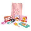 Mentari Toys - Candy Shop Bag - 9pc Wooden Play Candy Set with Bag - Pretend Play Market Accessories - Encourage Role Play and Develop Social Skills - Gift for Toddlers - Age 3+ view 1