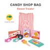 Mentari Toys - Candy Shop Bag - 9pc Wooden Play Candy Set with Bag - Pretend Play Market Accessories - Encourage Role Play and Develop Social Skills - Gift for Toddlers - Age 3+ view 2