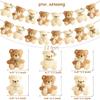 2pcs We Can Bearly Wait Baby Shower Banner & Garland Decorations - Teddy Bear Theme for Gender Reveal Party view 3
