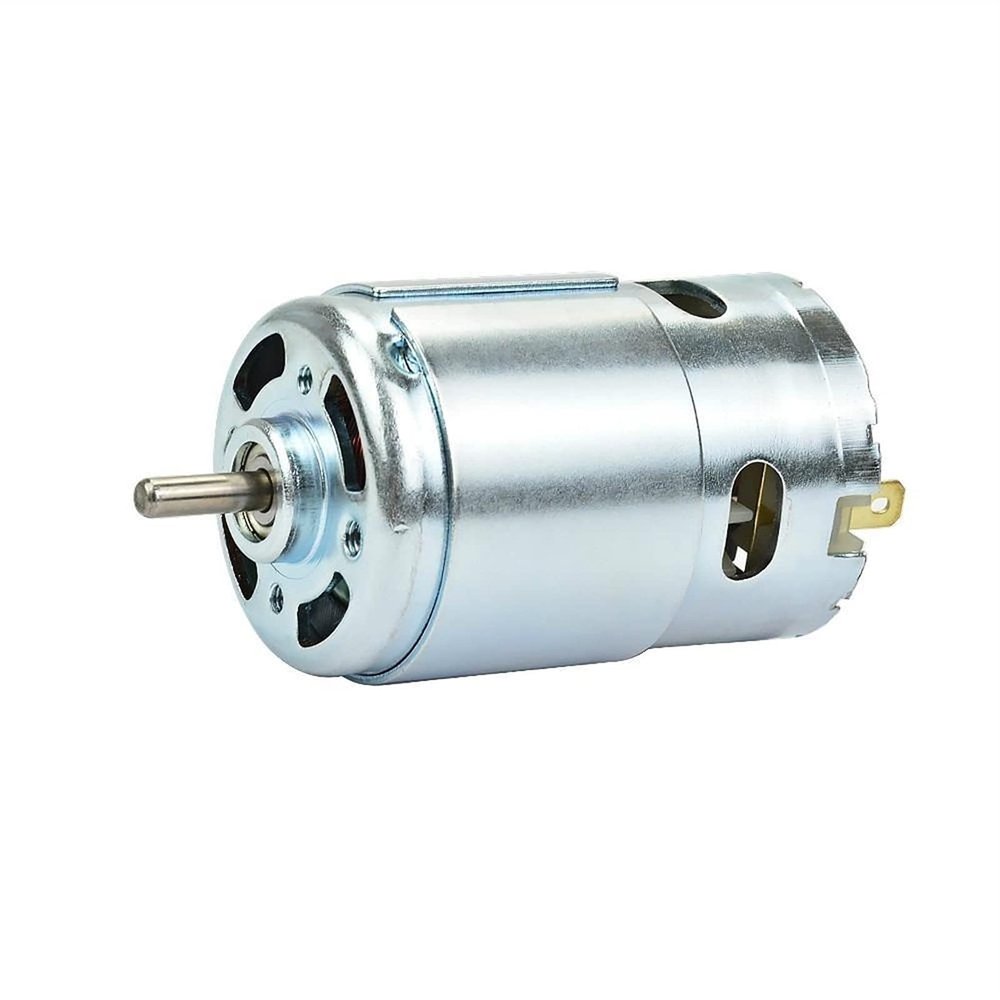DELFIT Hobby Torque High Power Generator Motor, Micro 895 Motor, DC12-24V 15A 60W 12000rpm, Double Ball Bearing Large Torque, 775 Upgrade DC Motor Engine Science