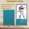 100 Count Matte Card Sleeves for Trading Cards, Standard Size Protective Sleeves Deck Card Protectors Fit for Baseball Cards, Sports Cards, MTG, Game Card Standard Cards (Cyan) view 2