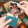 100 Count Matte Card Sleeves for Trading Cards, Standard Size Protective Sleeves Deck Card Protectors Fit for Baseball Cards, Sports Cards, MTG, Game Card Standard Cards (Cyan) view 4