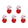 Heart Dice Set, Safe Multiple Playing Method Lightweight Fashionable Heart Dice Red White for Home for Travelling view 1