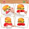Cholemy 11 Pcs BBQ Party Decorations Honeycomb Centerpieces, Red Gingham Table Toppers for Summer Picnic, Baby Q Shower, Backyard Barbecue Birthday, Carnival Cookout Theme Supplies & Favors view 3