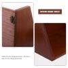 HOMSFOU Double Layer Wooden Riser Display Stand for Figures and Toys view 3