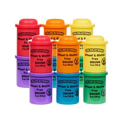 Colorations Wheat & Gluten Free Classic Dough - 2 Each of 6 Colors, Each 5oz