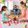 12 Set Hot Pink Rubber Ducks Bulk Pink Bath Toys for Baby Shower Birthday Party Favors Classroom Prizes view 4