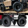 GLOBACT 1.9 Beadlock Wheels RC Wheel Hub -11.5mm Offset for 1/10 TRX4 TRX6 Axial SCX10 I II III Pro Redcat RC Crawler Upgrade Accessories (4Pcs Black) view 2