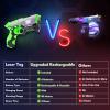 VATOS Rechargeable Laser Tag Set - Real-time Data SYNC Infrared Gun and Vest for 4 Players, Game for Adults, Boys and Girls Age 6-12 Years Old view 2